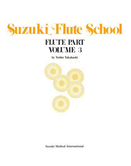 Suzuki Flute School - Volume 3 - Flute Part - Book