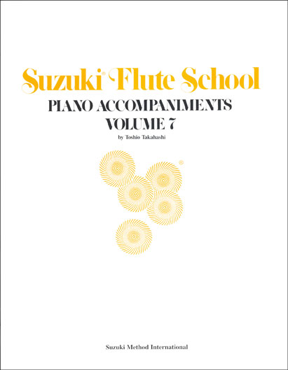 Suzuki Flute School - Volume 7 - Piano Accompaniment - Book