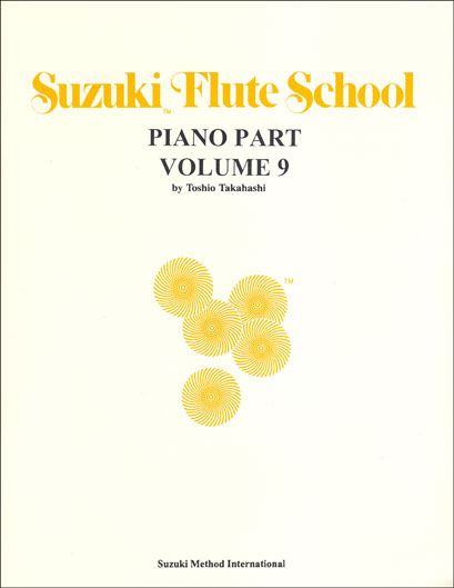 Suzuki Flute School - Volume 9 - Piano Accompaniment - Book
