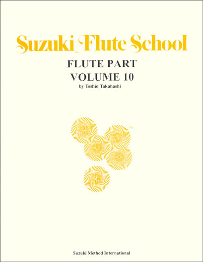 Suzuki Flute School - Volume 10 - Flute Part - Book