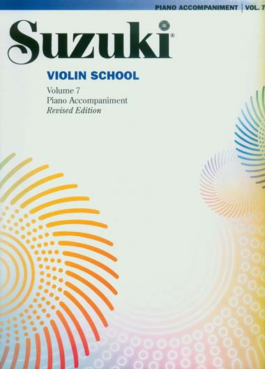 Suzuki Violin School - Volume 7 - Piano Accompaniment - Book