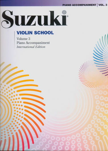 Suzuki Violin School - Volume 3 -Piano Accompaniment - Book