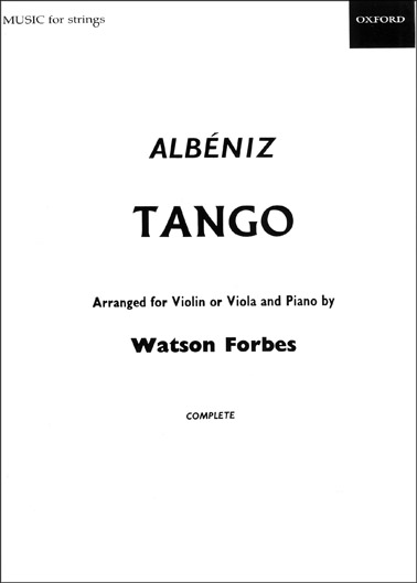 Albeniz - Tango for Violin or Viola and Piano (OUP)