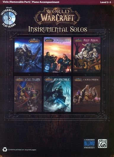 World Of Warcraft Intrumental Solos, Viola/Piano/CD