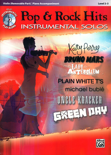 Pop &amp; Rock Instrumental Solos, Violin/Piano/CD
