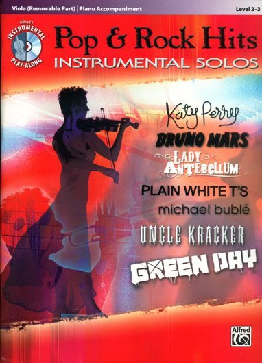 Pop &amp; Rock Instrumental Solos, Viola/Piano/CD
