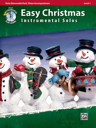 Easy Christmas Instrumental Solos for Viola and Piano