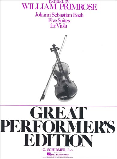 Bach - Five Suites for Solo Viola (SCHIR)