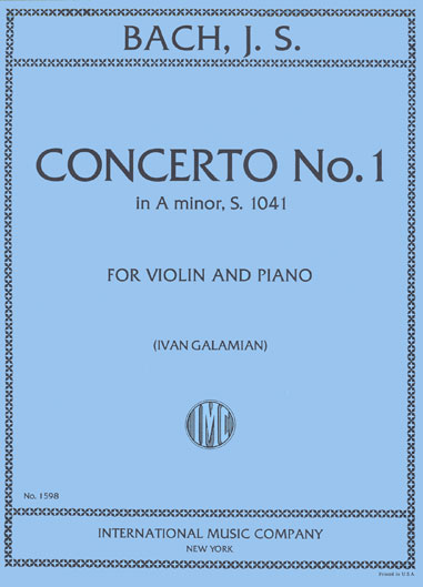 Bach - Violin Concerto No. 1 in A minor, BWV 1041 (INT)
