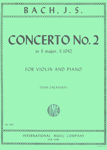 Bach - Violin Concerto No. 2 in E major, BWV 1042 (INT)