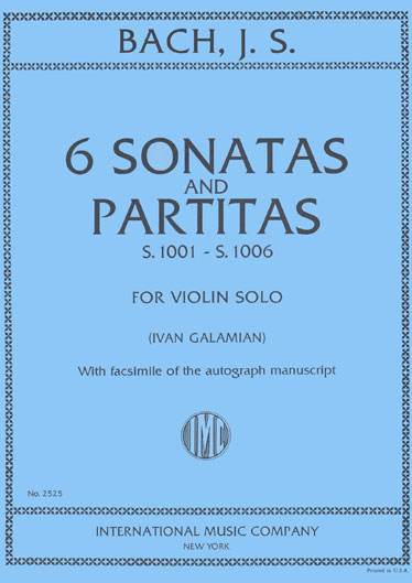Bach - 6 Sonatas and Partitas for Solo Violin (INTER)