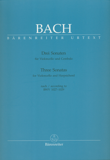 Bach - Three Sonatas for Cello and Harpsichord (BAR)