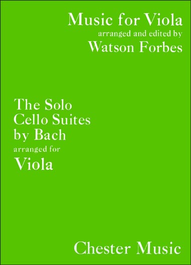 Bach - Suites for Solo Viola BWV 1007-1012 (CHESTER)
