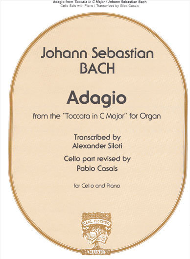 Bach - Adagio From The Toccata In C Major For Organ (FISCH)