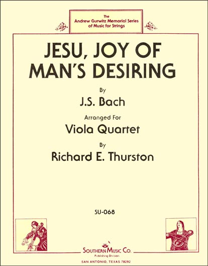 Bach - Jesu, Joy of Man's Desiring for Viola Quartet
