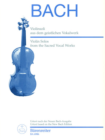 Bach - Violin Solos from the Sacred Vocal Works (BAR)