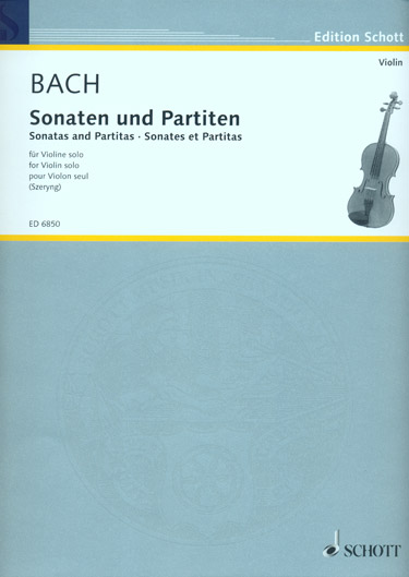 Bach - 6 Sonatas and Partitas for Solo Violin (SCHOTT)