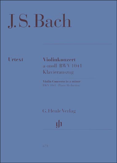 Bach - Violin Concerto No. 1 in A minor, BWV 1041 (HEN)
