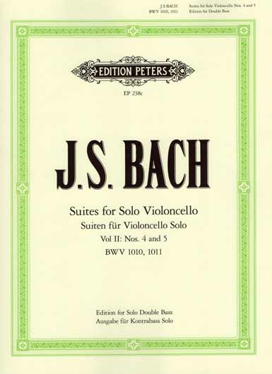 Bach - Suites for Solo Bass Vol. 2 (PET)