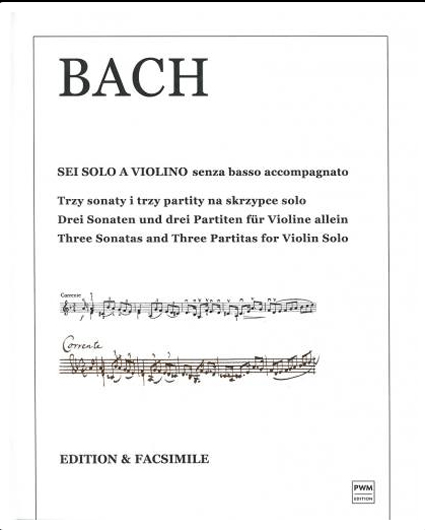 Bach - 6 Sonatas and Partitas for Solo Violin (PWM)