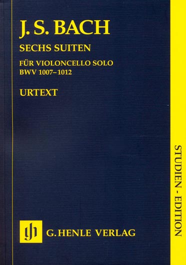 Bach - Suites for Solo Cello BWV 1007-1012 - Study Score (HEN)