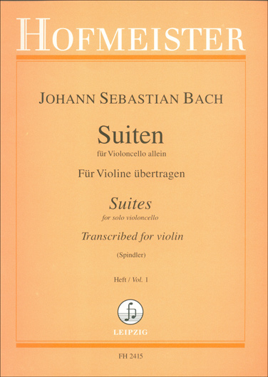 Bach - Suites for Solo Violin Vol. 1 (LEIPZIG)