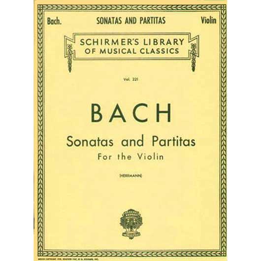 Bach - 6 Sonatas and Partitas for Solo Violin (SCHIR)