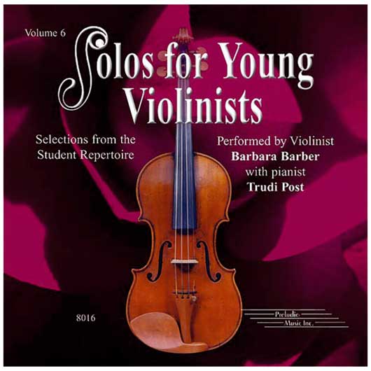 Solos for Young Violinists CD Volume 6