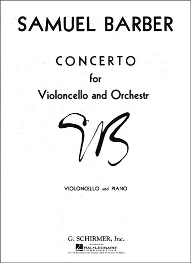 Barber - Cello Concerto, Op. 22 (SCHIR)