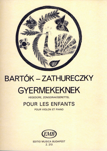Bartók-Zathureczky - For Children for Violin and Piano (EMB)
