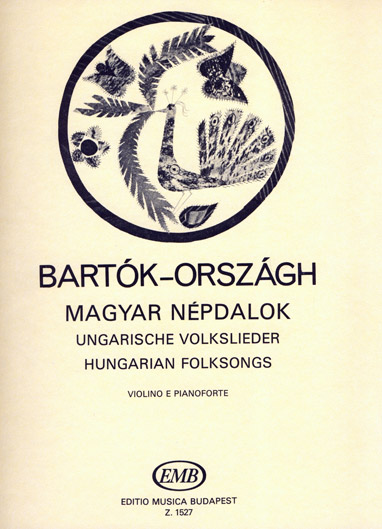 Bartók - Hungarian Folk Dances for Violin and Piano (EMB)