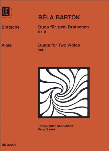 Bartók - 44 Duets for Two Violas, Vol. 2 (UE)