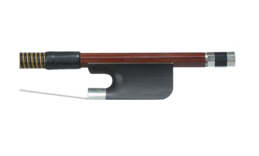 Brazilian Bows Pernambuco Nickel Bass Protege Bow - French -3/4