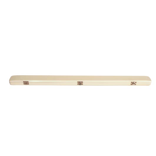 Fibreglass single bow case for violin/viola/cello - White