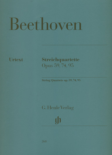 Beethoven - String Quartets Op. 59, 74, 95 (HEN)