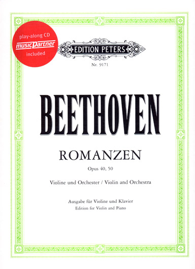 Beethoven - Romances for Violin Op. 40, 50 with CD (PET)