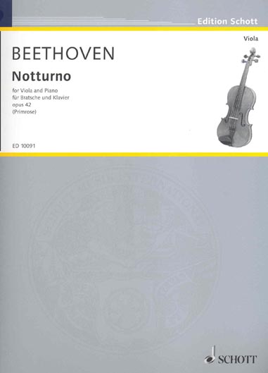 Beethoven - Notturno, Op. 42 (SCHOTT)