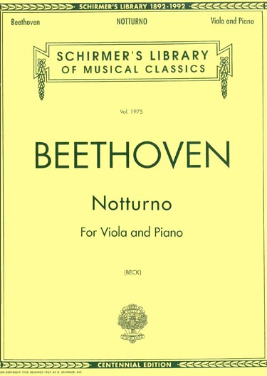 Beethoven - Notturno, Op. 42 (SCHIR)