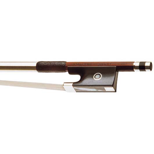 Knoll Octagonal Pernambuco Silver Mounted Violin Bow - 4/4