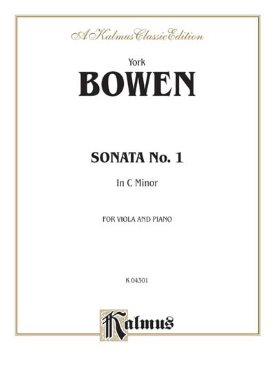 Bowen - Viola Sonata No. 1 in C minor (KAL)