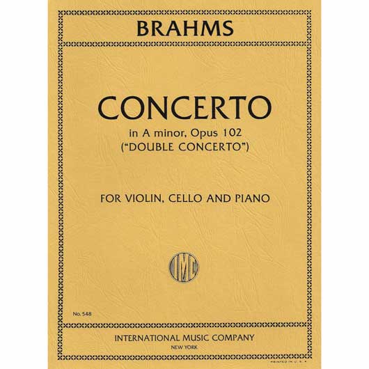 Brahms - Double Concerto in A minor, Op. 102 (INT)
