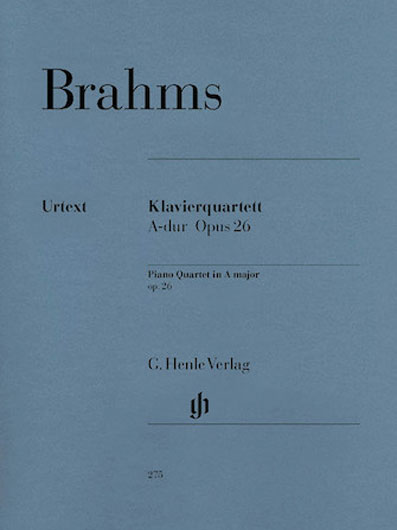 Brahms - Piano Quartet in A major, Op. 26 (HEN)