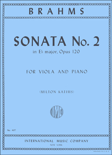 Brahms - Clarinet Sonata in E flat major Op. 120 No. 2 (INT)
