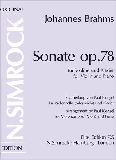 Brahms - Violin Sonata No. 1 in G major, Op. 78 (SIM)