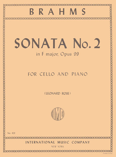 Brahms - Cello Sonata No. 2 in F major Op. 99 (INT)