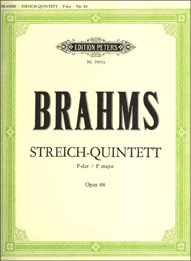 Brahms - String Quintet in F Major, Op. 88 (PET)