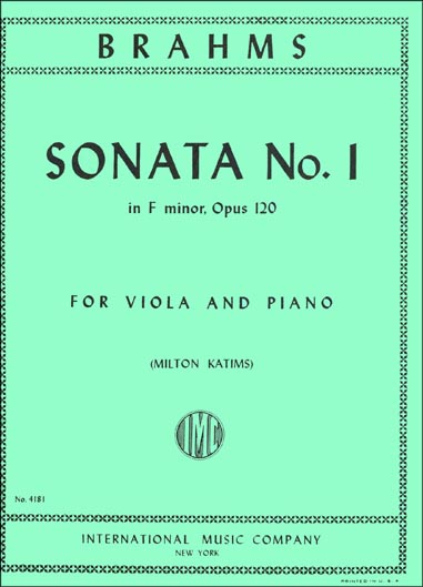 Brahms - Clarinet Sonata in F minor, Op. 120 No. 1 (INT)