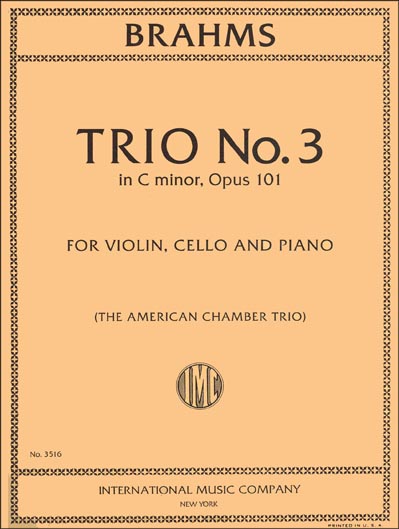 Brahms - Piano Trio No. 3 in C minor, Op. 101 (INT)