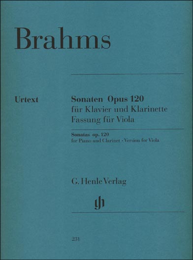 Brahms - Viola Sonatas, Op. 120 (HEN)