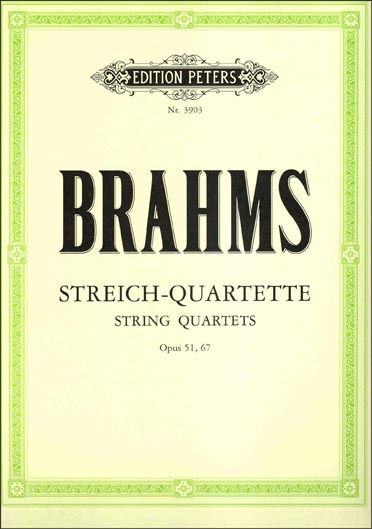Brahms - String Quartets, Op. 5, Op. 67 (PET)